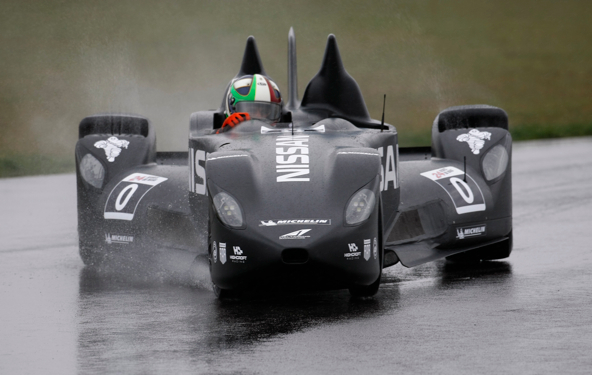 Franchitti tests DeltaWing in the rainposted in LMANS18 04 2012